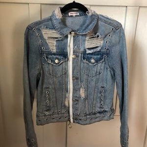 Ripped Denim Jacket